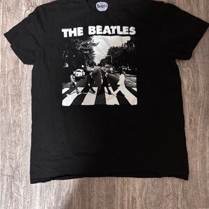 The Beatles Black Abbey Road T-Shirt